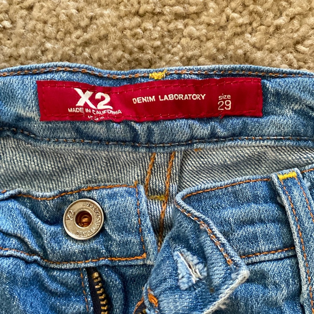 X2 Low rise denim jeans.  Size 29